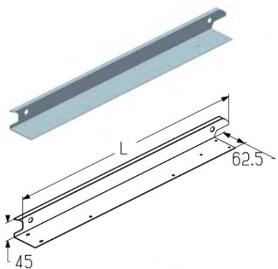 ALUTECH:  401340110 - Накладка боковая  EC-500L фотография