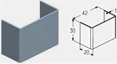 ALUTECH:401750100 - Скоба  WD2013 фотография
