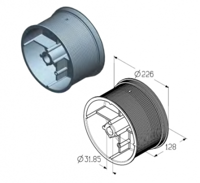 ALUTECH:  403030000 - Барабан  CD032N-5/4 фотография